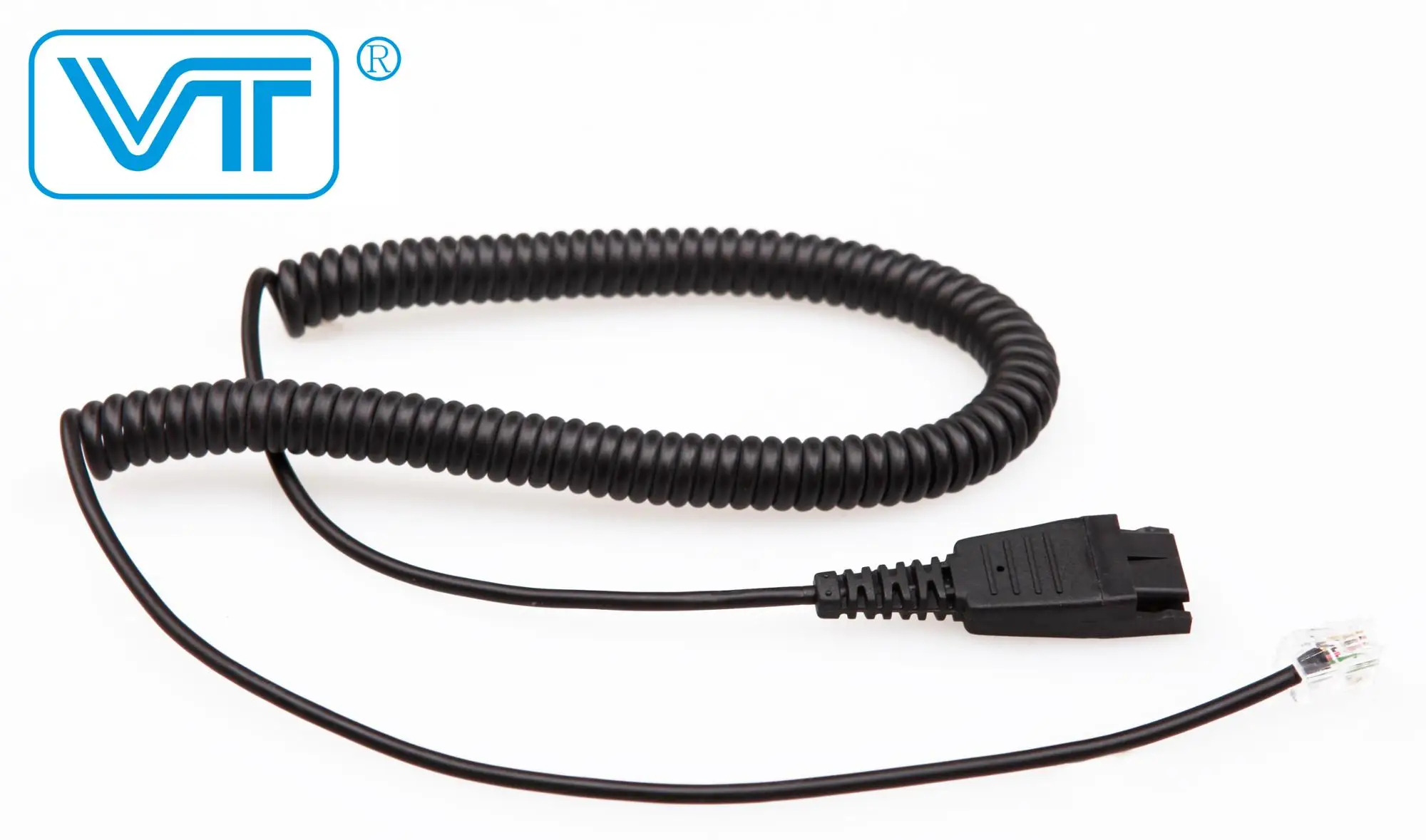 Call Center Telephone Headset Dual Rj9 Headsets With Noise Cancelling