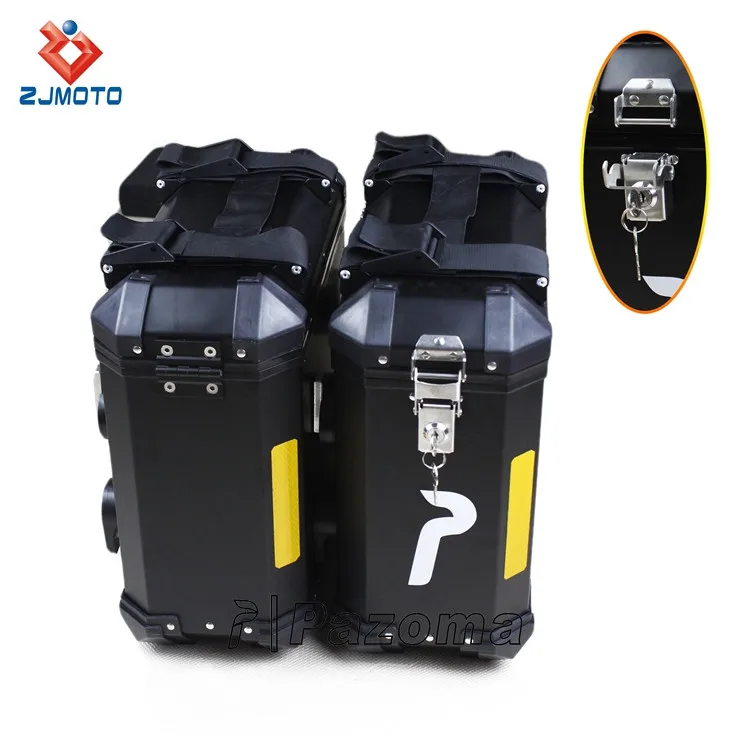 Top Sale 36l Side Boxes Aluminum Pannier Motorcycle Cargo Storage Luggage Box - Buy Motorcycle