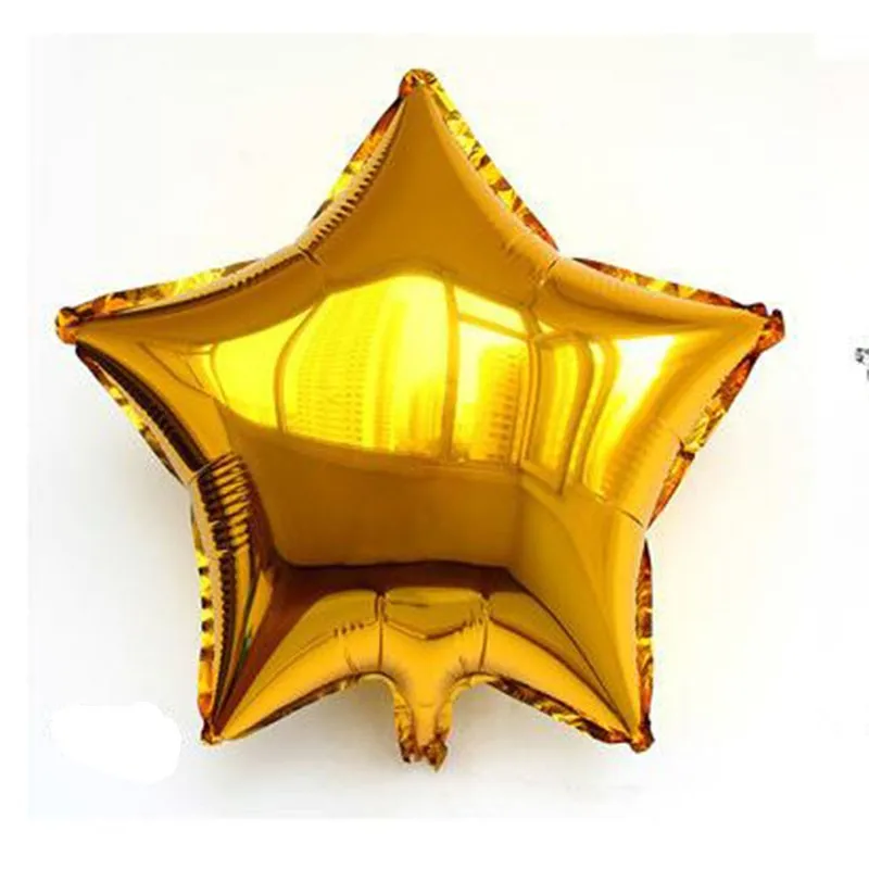 Best price 1piece/lot 24inch star balloon 60CM GOLD/BLUE/RED/SILVER ...