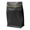 Custom Printing Flat Bottom Heat Seal One Way Valve Packaging Plastic Aluminum Foil Bag For Packing Coffee