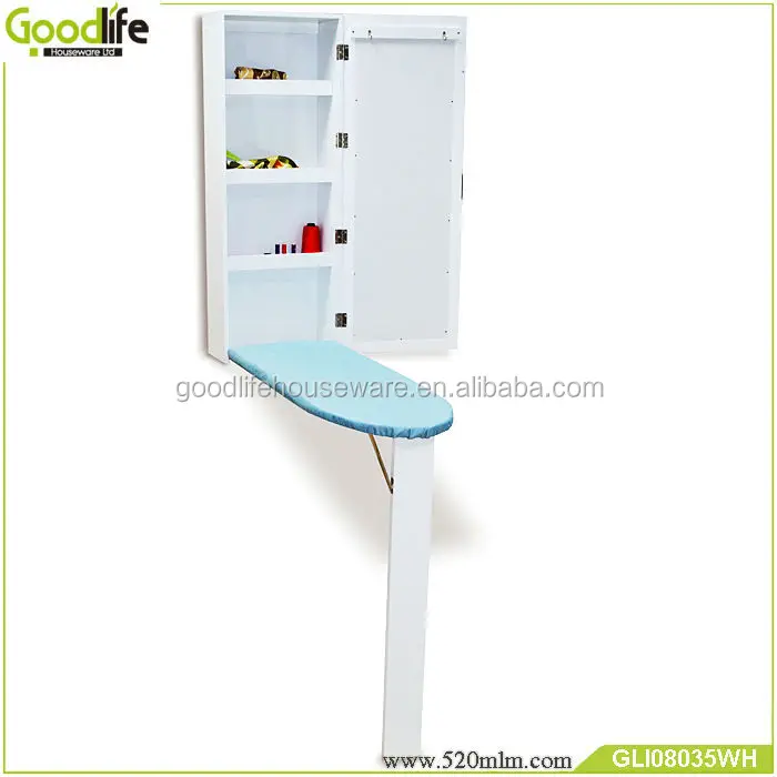 Wholesale Wall Mounted Wooden Ironing Board Holder With Mirror Buy Ironing Board