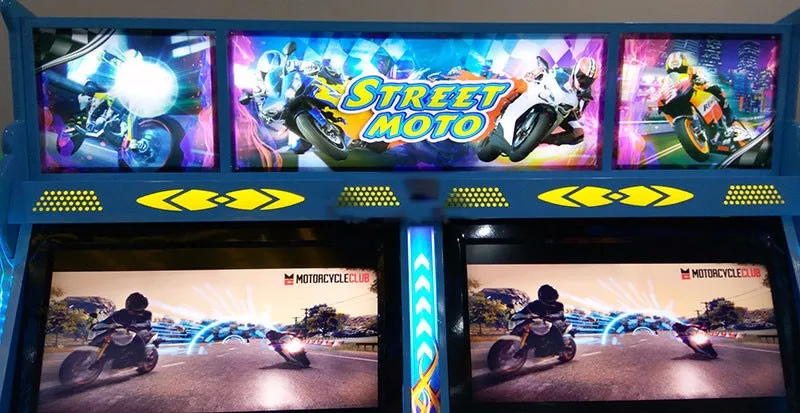 High quality Simulator racing car game machine 29 inch GP moto (Two players) MR-QF834