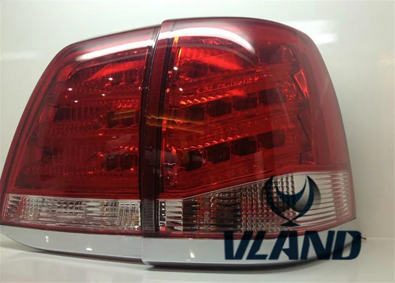 VLAND factory accessories for Car Tail lamp for Land Cruiser 2008-2015 for Land Cruiser LED Taillight with LED DRL+Brake light