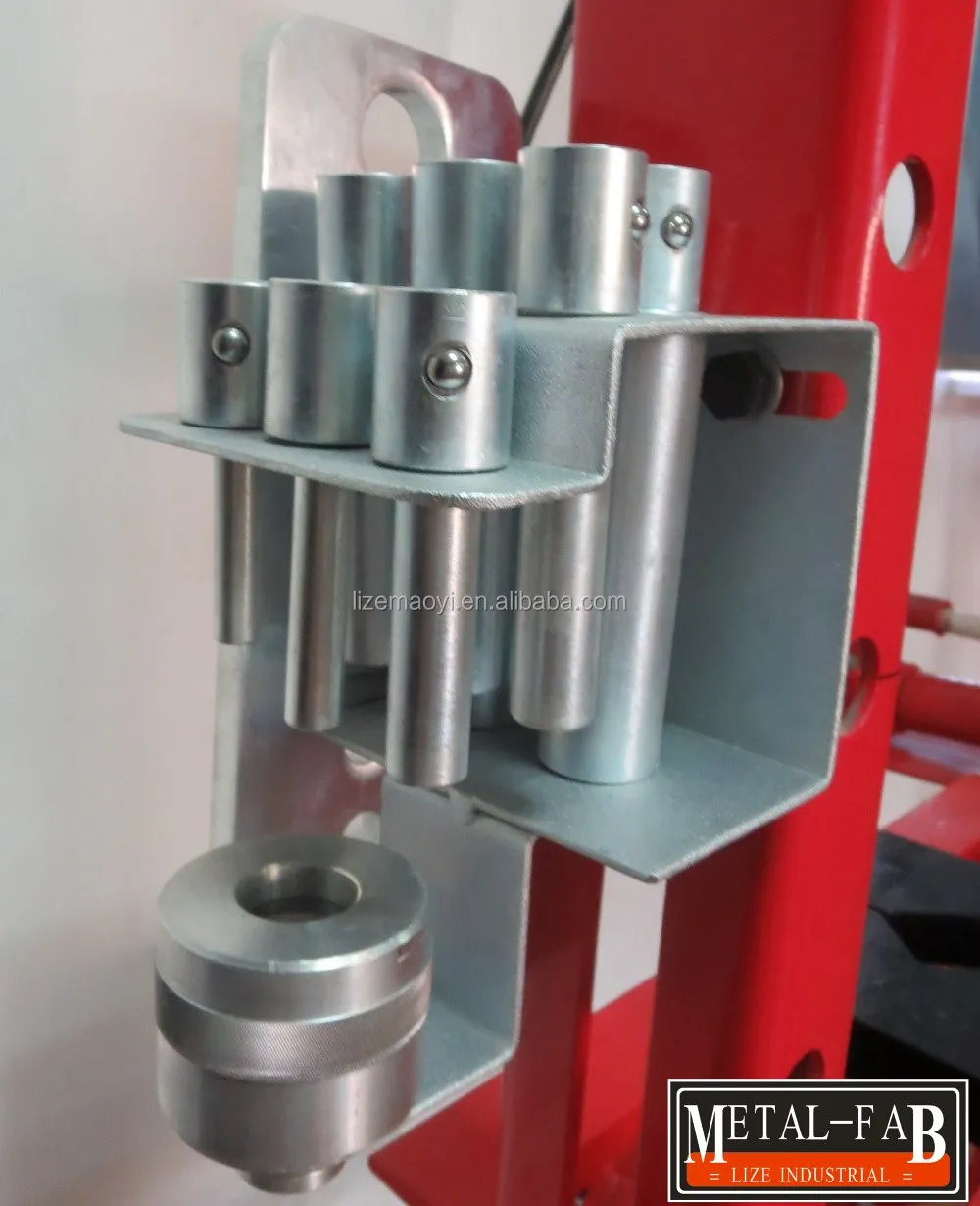 20 Ton Manual Hydraulic Floor Shop Press With Gauge,Press Pin Set