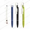 Popular 2 in 1data line cable twist hot solid color promotion metal cable and Ballpoint pen