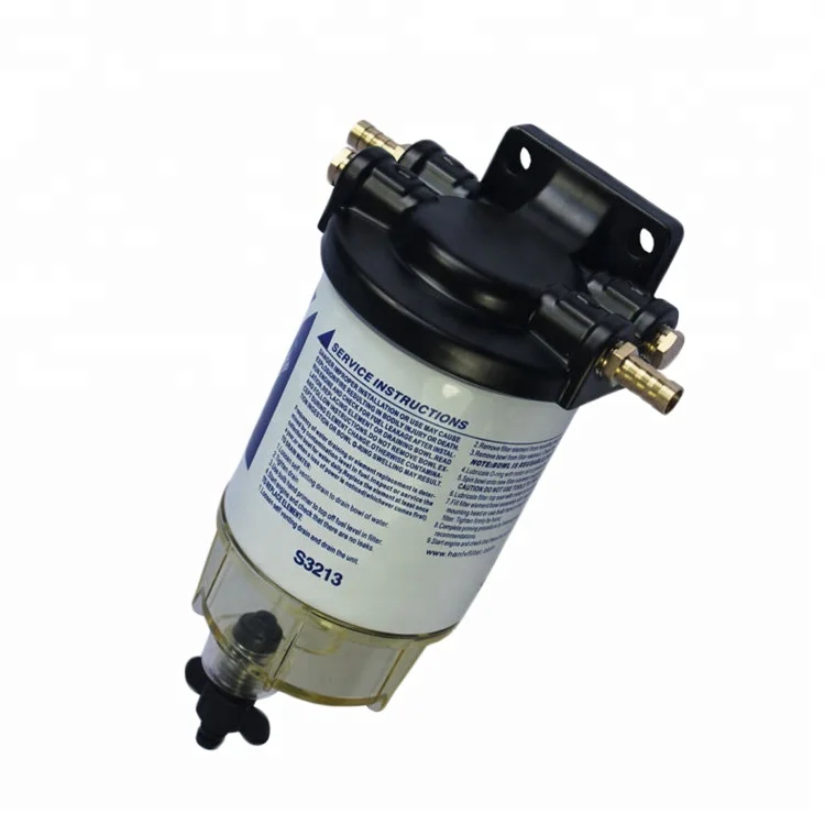 3/8" Npt Fuel Filter Fuel Water Separator S3213 For Marine Outboard ...