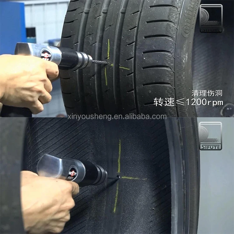 How To Use Mushroom Plug Tire Repair Patch To Repair Pin Holes In The