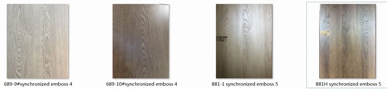18mm carcase panel synchronized emboss melamine particle board