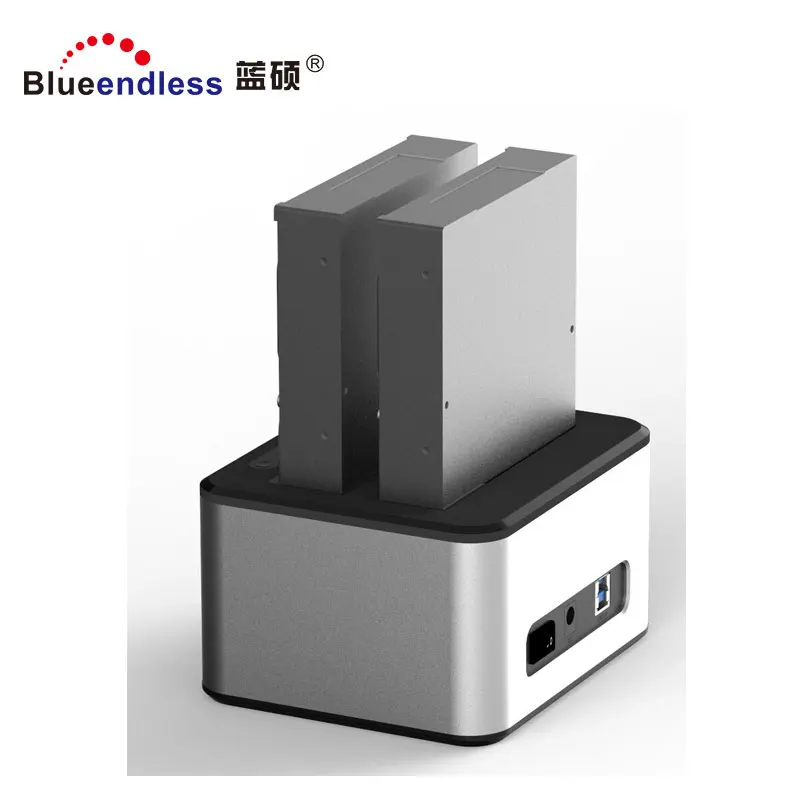 Bs-hd07 Dual Sata Hdd Docking Station For Both 2.5 3.5 Usb3.0 Hdd