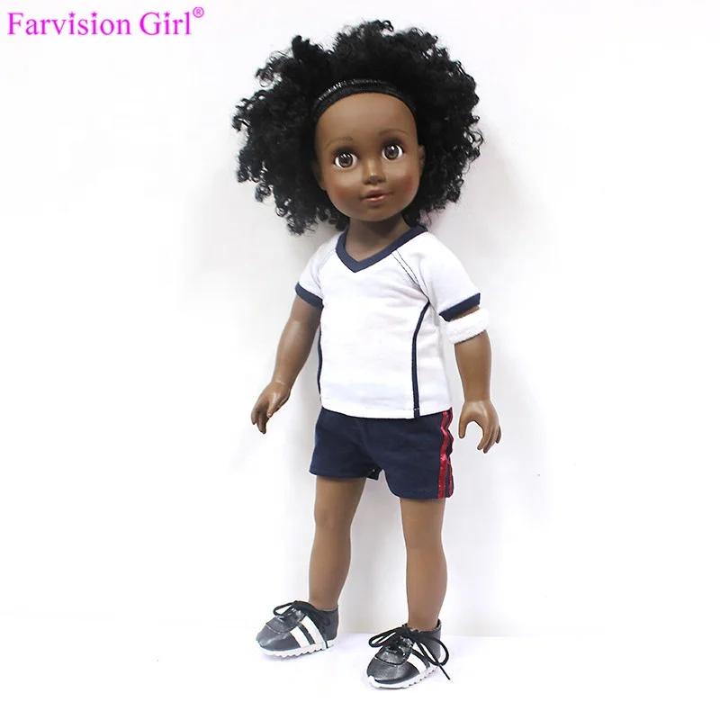 black talking doll