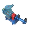 Small stainless steel belt driven oil transfer three spindle screw type pumps