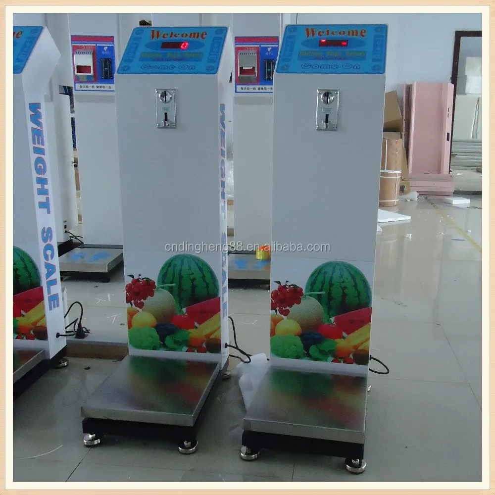 Dhm3 Coin Operated Weighing Machine With 500kg Buy Coin Operated
