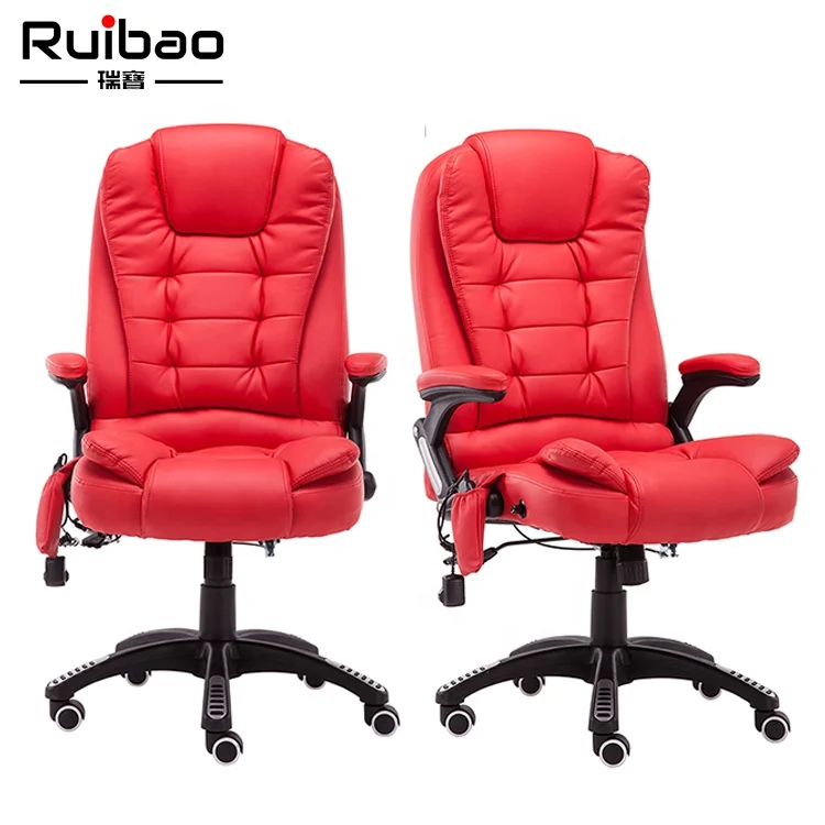 Full Red Design Comfortable Recliner Chair Office Chair Massage Buy Office Chair Massage Office Executive Chair Side Chair Product On Alibaba Com