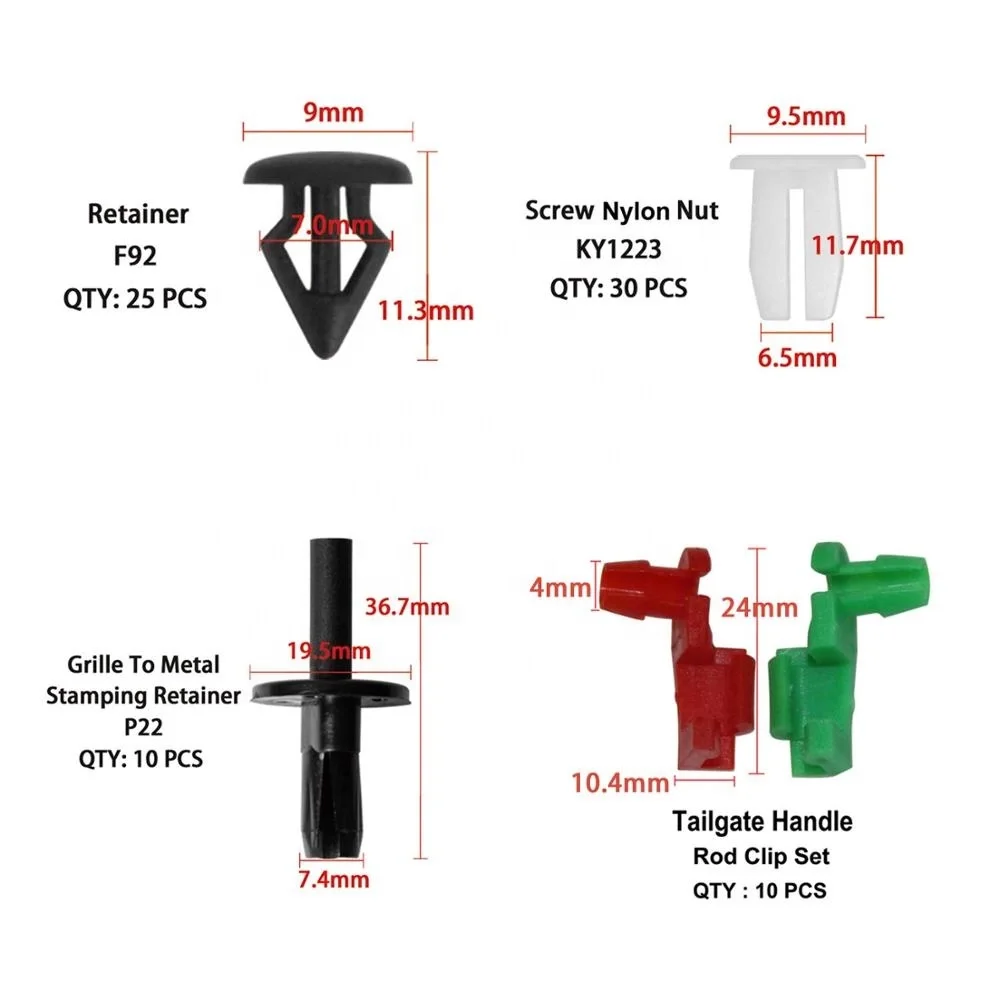 Auto Reusable Plastic Automotive Fasteners Clip For Cars Buy Plastic