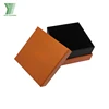Popular Orange Rectangle Paper Box Custom Package 2 Pieces Lid Cardboard Gift Packaging