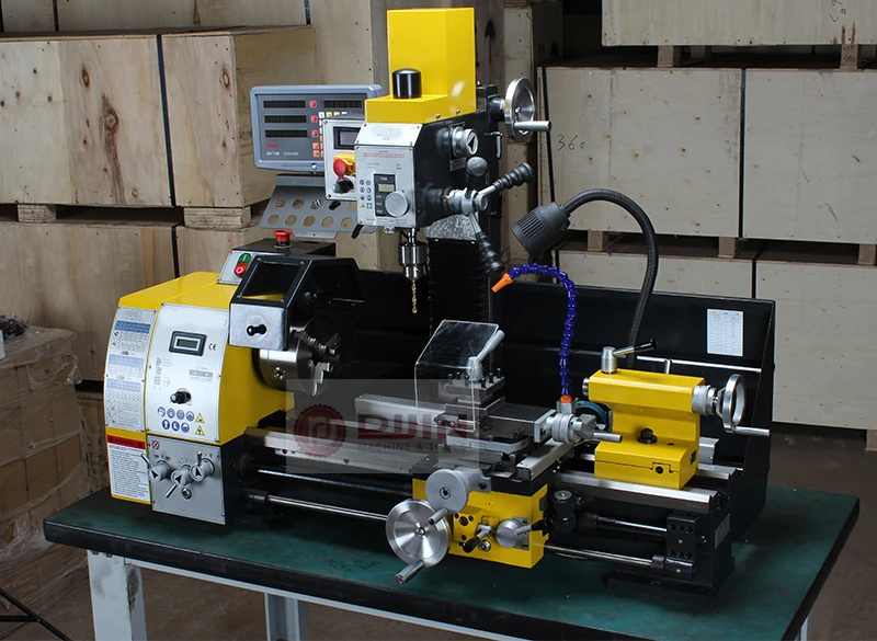Multipurpose Mini Lathe And Milling Machine Manual Lathe Drill Mill