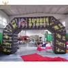 Advertisement printed logo arch decoration event inflatable door