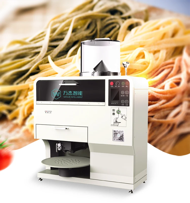 Wanjie Commercial Automatic Fresh Ramen Noodle Press Cutting Making