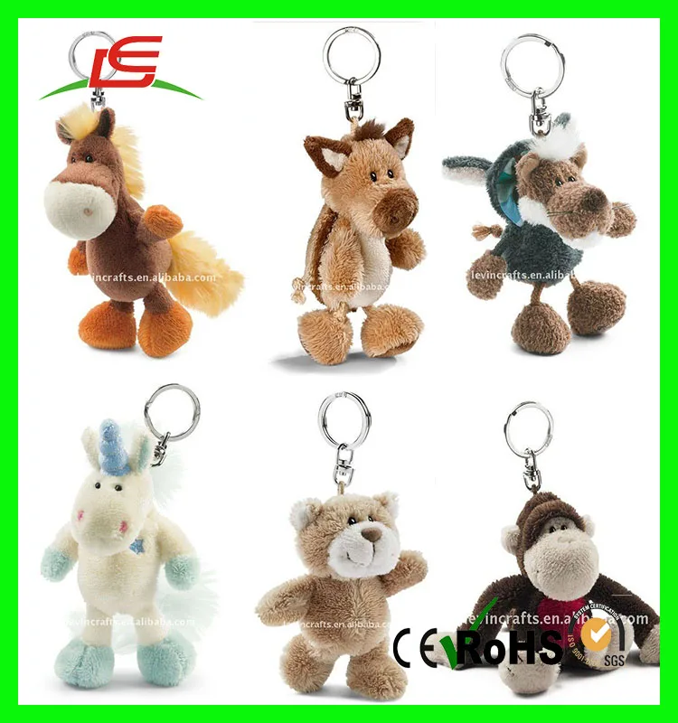 Professional Manufacture Oem Design Plush Monkey Keychains For Kids