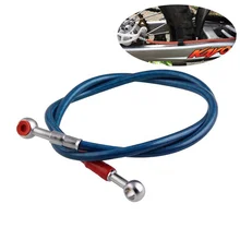 H-J419 мотоцикл тормозной шланг трубы фитинг из нержавеющей стали плетеный 96 см