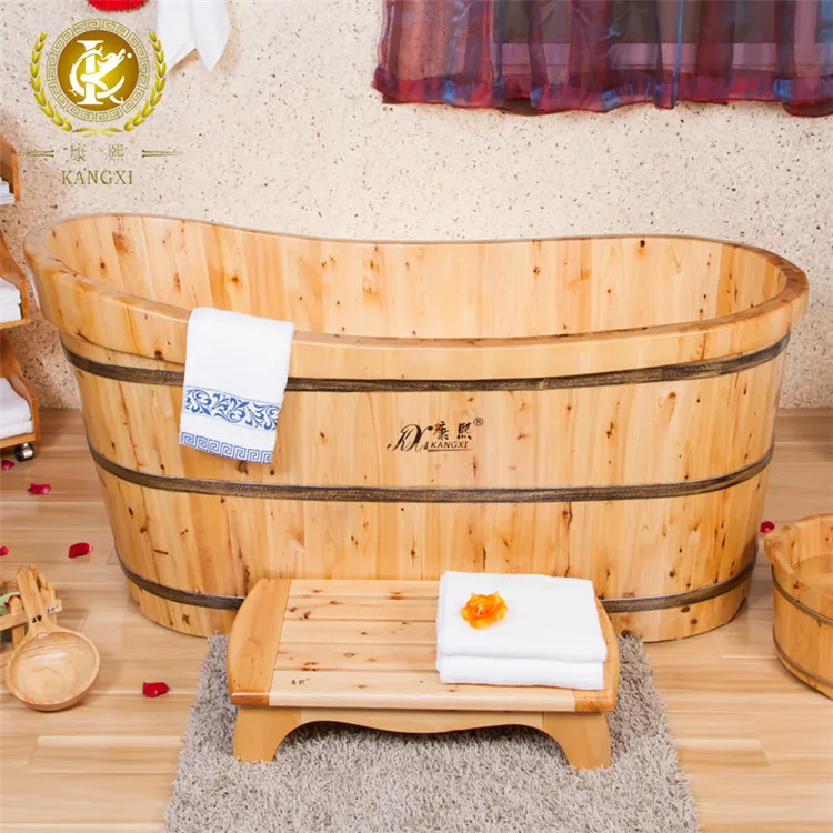 Wooden Bathing Barrels/wooden Barrel Bathtub/low Price Wood Natural