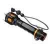 Attack Head Flashlight Tactical Torch Camping Police Self defense Alarm Light Flashlight