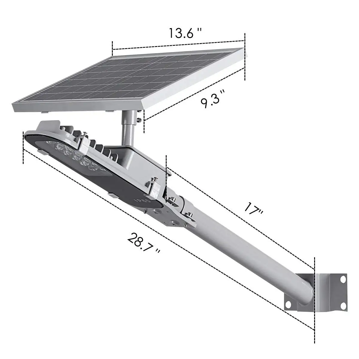 600 Lumens IP65 Solar Motion Sensor  Light Sensor 10 watt solar led street light