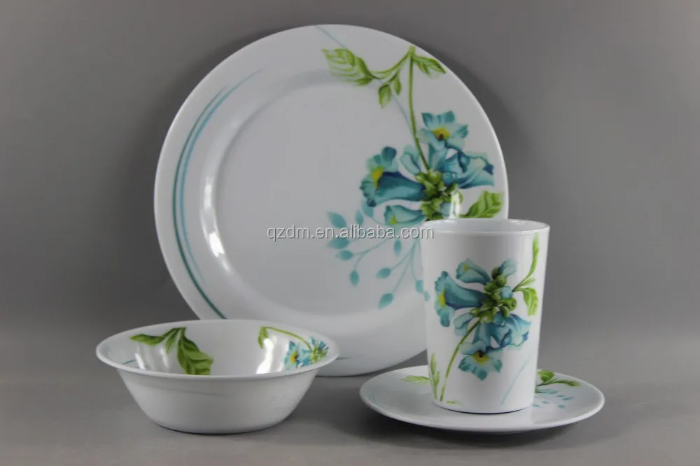 Cheap Melamine Dinner Set Include Dinner Plate And Bowl