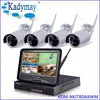Gold Supplier 4chs WIFI Wireless Outdoor Camera Security System With 10.1Inch Monitor
