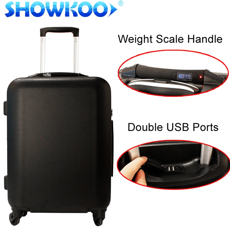 Abs Suitcase With Usb Charging Travel Bags Luggage Trolley Sets Weight Scale Hot Ings 2019 Smart Bag