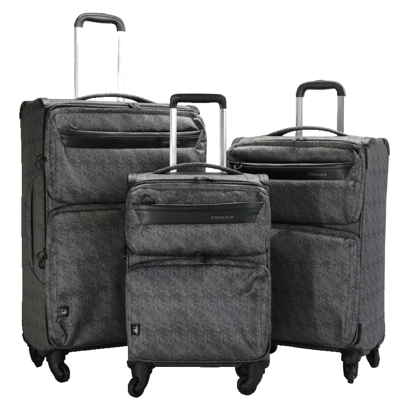 20 24 28 32 Inch Travel Carry On Cabin Match Color Soft Luggage Suitcase With 4 Wheels Zipper
