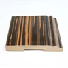 Engineered ebony veneer wrapped MDF skirting for decoration