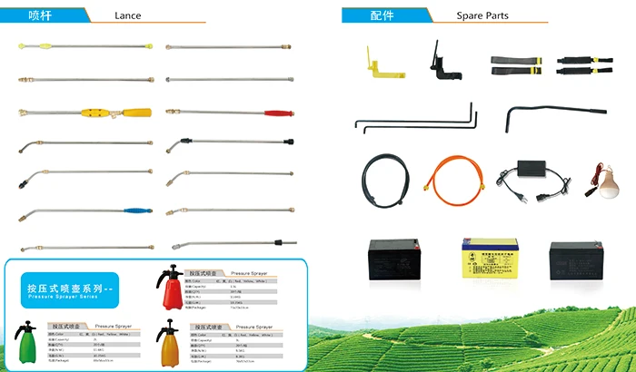 18L Backpack Knapsack Electric Battery Pump Sprayer