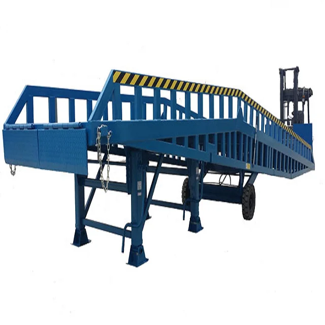 10 Ton Mobile Hydraulic Yard Ramps for Truck/container Loading