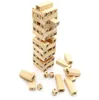 FQ brand Hot sale 54pcs log intelligent kids blocks tumbling towers education kids wooden diy blocks building toy