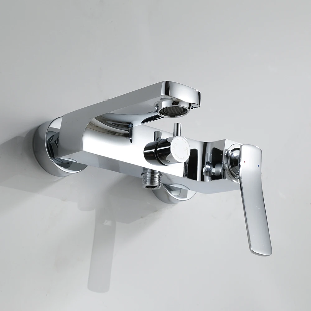 Single Handle Brass Bath Shower Mixer Taps Faucet