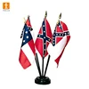 Cheap factory price decoration plastic 3 mini table flags