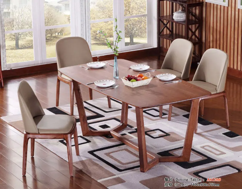 Rectangular Wooden Dining Table 4 Seater Dining Table Set Buy Dining Table Set Wooden Modern Dining Table Designs In Wood Solid Wood Dining Chair Product On Alibaba Com