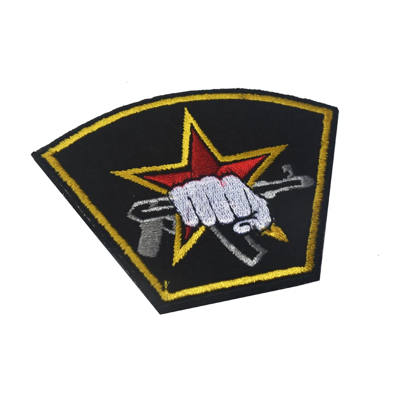 russian kgb fusibo fsb 3d army embroidery clothing
