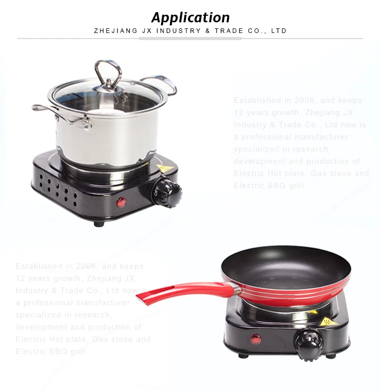 Factory Sale Good Quality 500w Electric Cooking Single Solid Hotplate