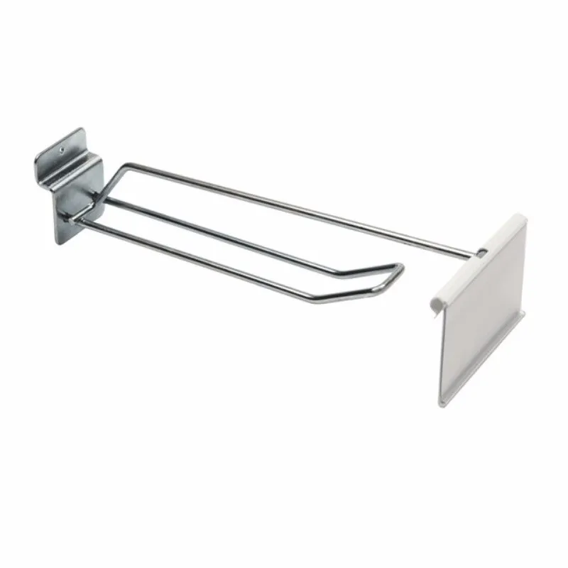 Slatwall Hooks Chrome Peg Slat Wall Retail Display Metal Hook With Price Tag Buy Display Metal