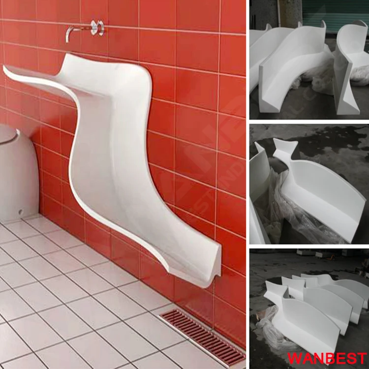 Cheap Artificial Stone Kitchen Vessel Sink Countertop Hotel Bathroom Face Wash Basin