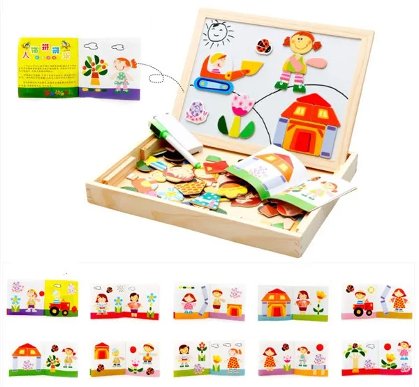 Educational wooden toys magnetic drawing board.jpg