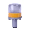 Round solar barricade light ,aluminum led solar cat eyes road stud