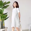 OEM 100% cotton elegant short maternity dresses for special occasions