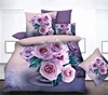 100% polyester Microfiber Wholesale 3D Bedding Set 80GSM- 110 GSM 4-6 Pieces printed bed sheet set