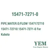 PIPE WATER.O/FLOW 1547172710 15471-72710 15471-7271-0 For Kubota