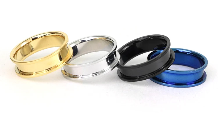 Custom Made Stainless Steel Ring Blanks For Inlay.jpg
