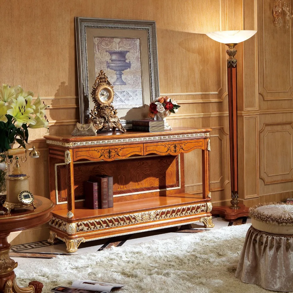Yb62 Antique Wooden Console Table Living Room Luxury Traditional Yb62 Antique Wooden Console Table