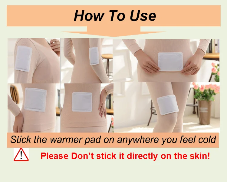 Ce Iso Approved Self Heating Pad /body Warmer Patch/ Menstrual Pain
